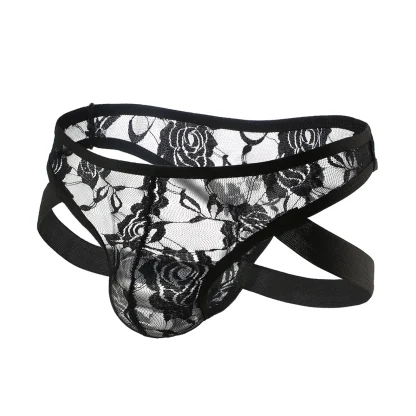 Sexy Lace Floral Jockstrap