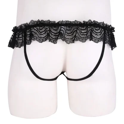 Bow Accent Lace Jockstraps - Image 3
