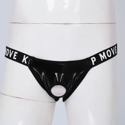Letter Print Band Jockstraps - Image 2