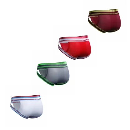 Stylish Slips Mesh Jockstrap - Image 6