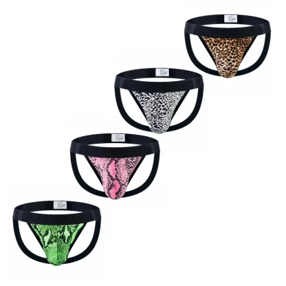 Sexy Leopard Print Jockstrap - Image 6