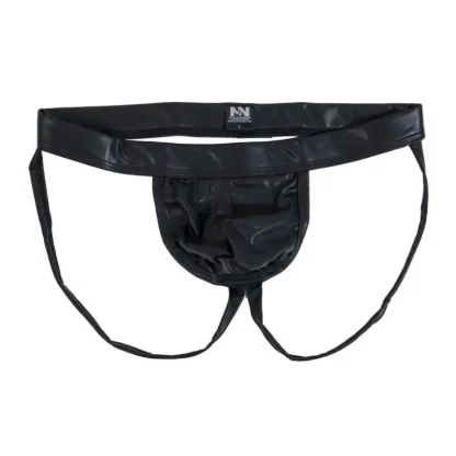 Faux Leather Jockstrap - Image 5